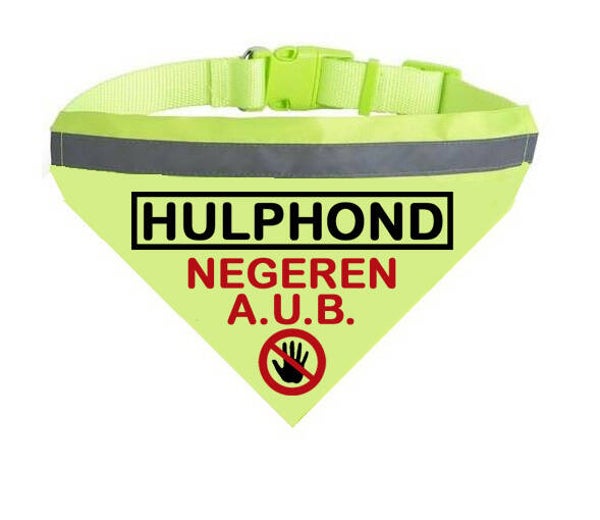 2026 Bandana geel hulphond negeren a.u.b.  (slide over)