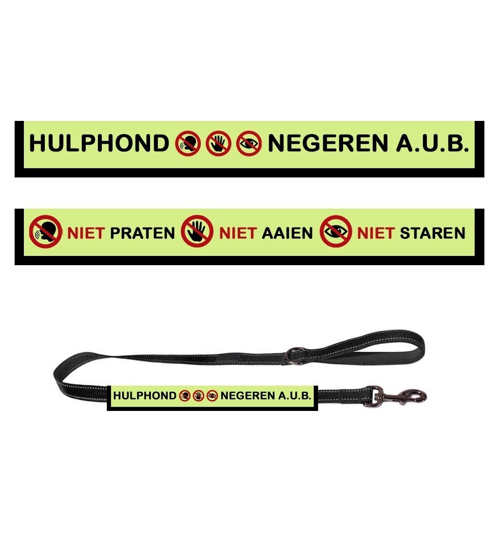 2026 Riemsleeve hulphond geel  (Custom made)
