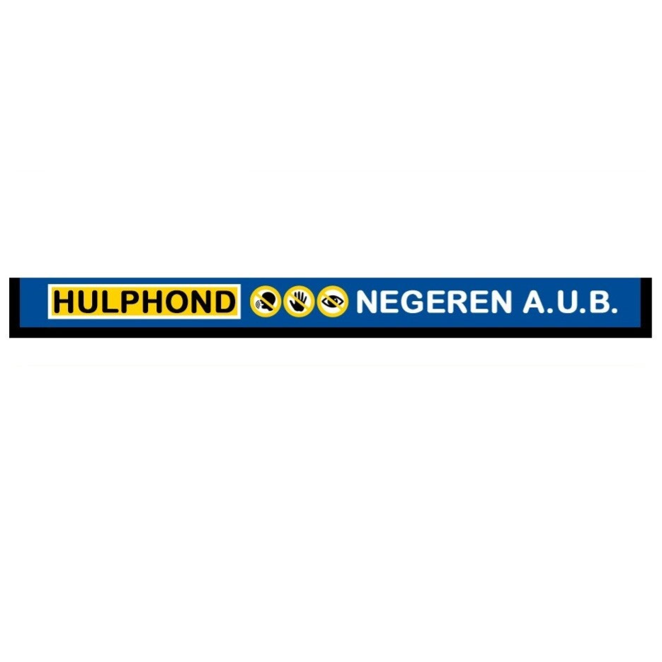 2026 Riemsleeve  blauw hulphond