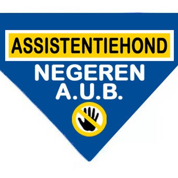 Bandana XL assistentiehond (slide over) binnenkort beschikbaar
