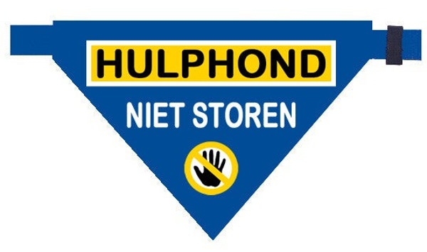 Bandana blauw storen