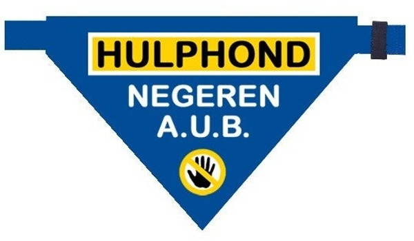 Bandana blauw negeren a.u.b.
