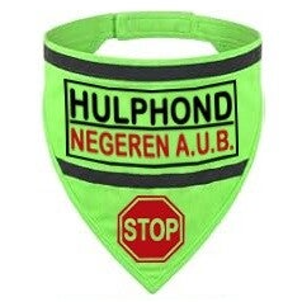 2026 Bandana geel (met klittenbandsluiting)