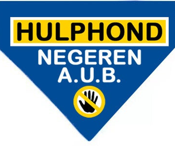 2026 Bandana XL hulp- of assistentiehond (slide over)