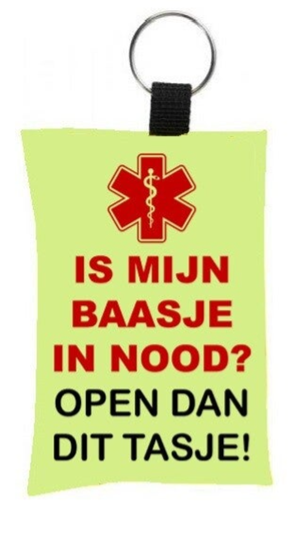Noodtasje is mijn baasje in nood?