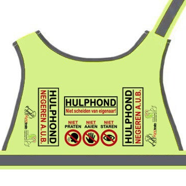 Kynotrain Hulphondvest geel gecertificeerd