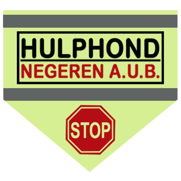 2026 Bandana geel (met klittenbandsluiting)