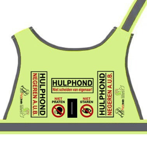 Kynotrain Hulphondvest gecertificeerd met sleuf voor D-ring tuig