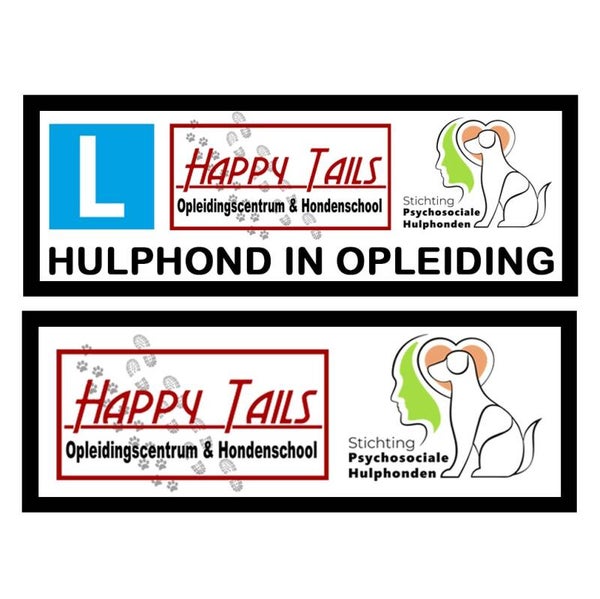 2026 Label klittenband Happytails/Stichting