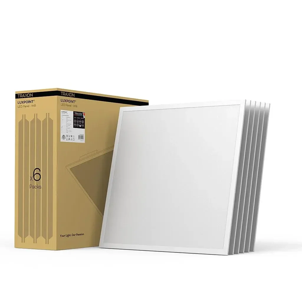 TRAXON LUXPOINT® Panel LED Willi 33W 60x60cm IP40 4000K
