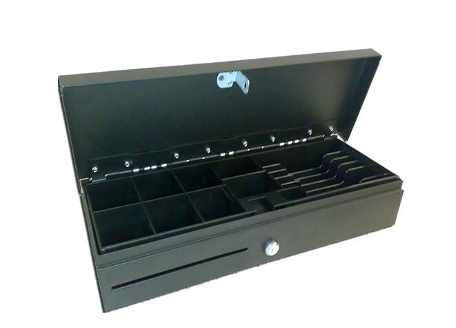 CAJON PORTAMONEDAS NEGRO 46CM AUTOMAT VERTICAL