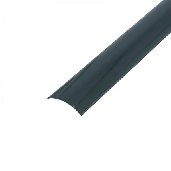 DIFUSOR NEGRO PARA PERFIL L NEGRO 20MM