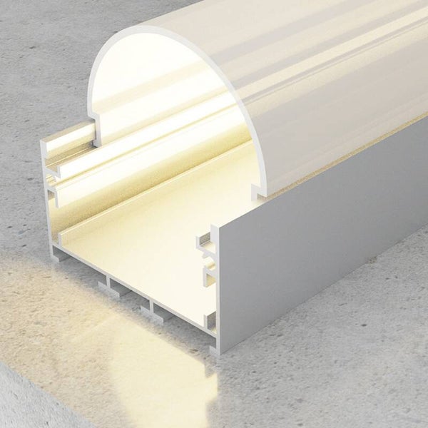 PERFIL ALUMINIO OVAL 2M