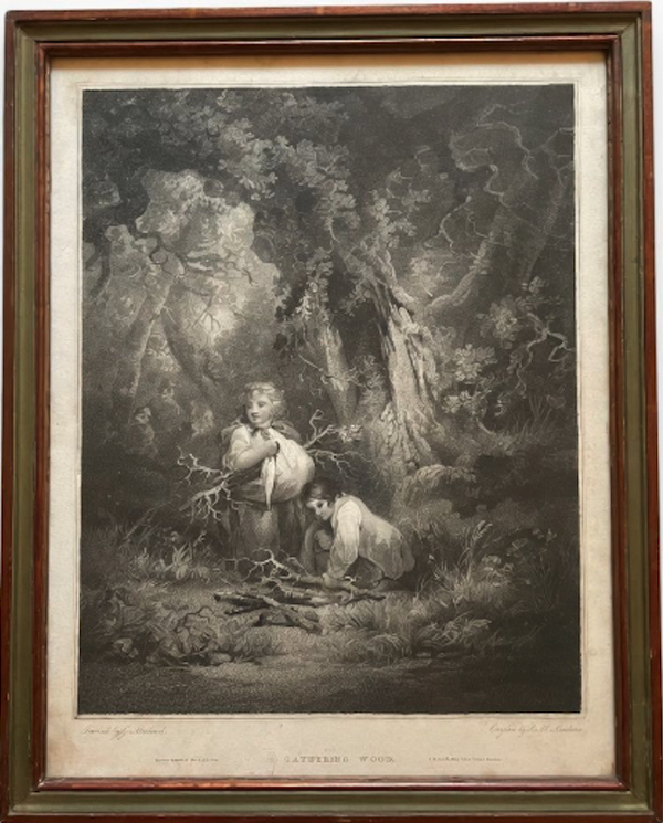 Gathering Wood gravure