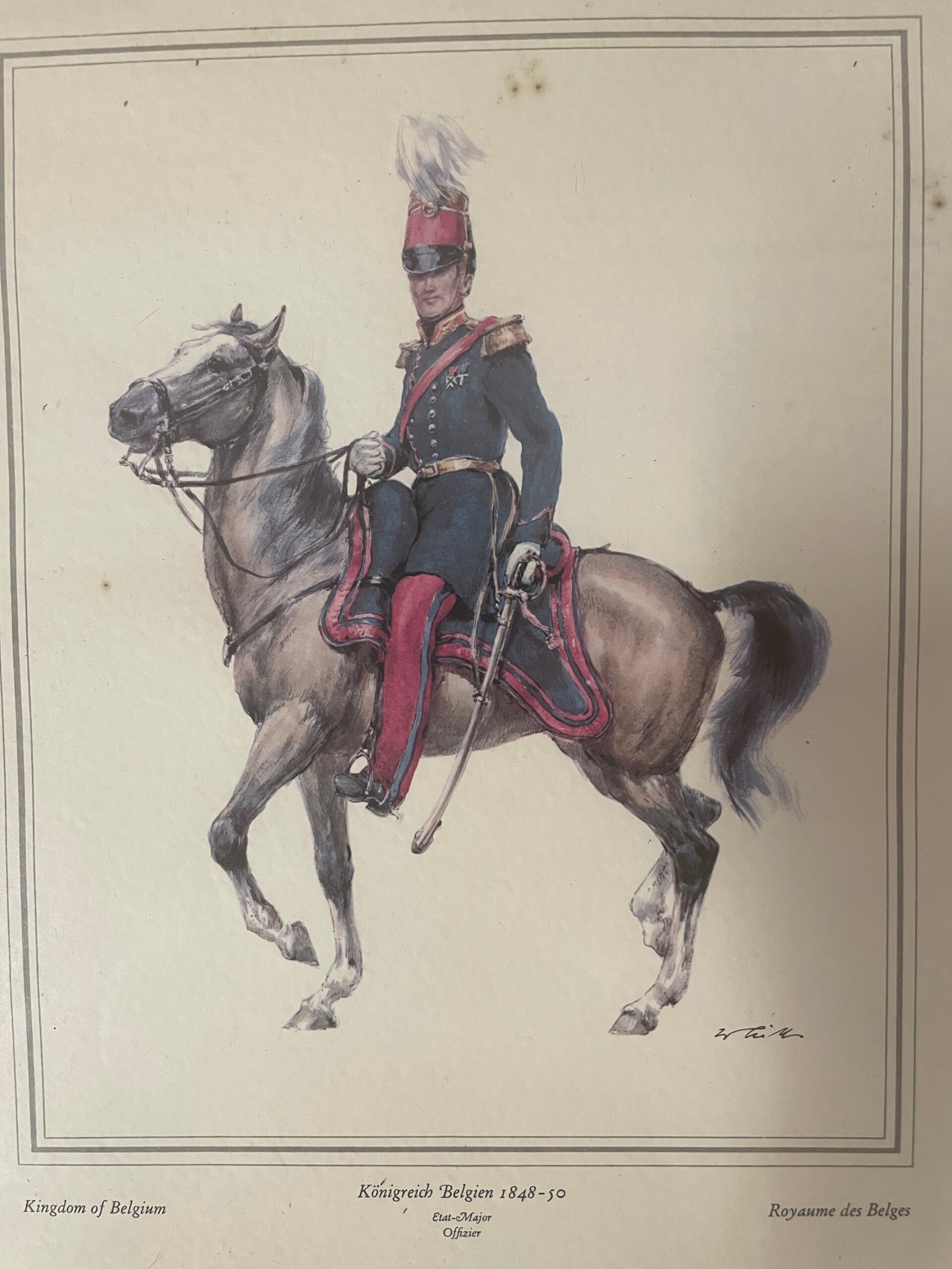 3 militaire prenten