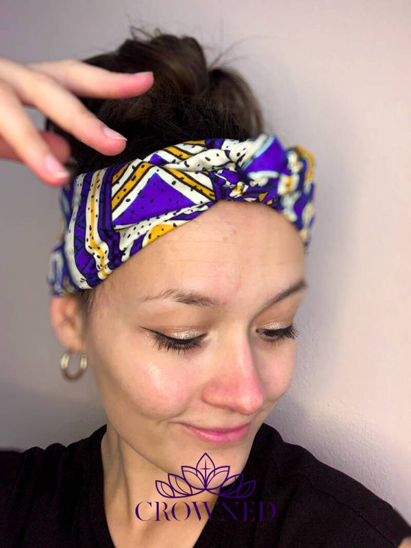 Afrikaanse zelfknoop haarband