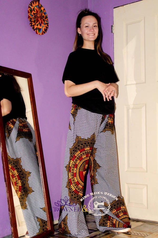 Crowned X King Njie's Design Wijde broek