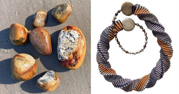 Maine Beach Finds - W