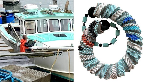 Maine Lobster Boat - W