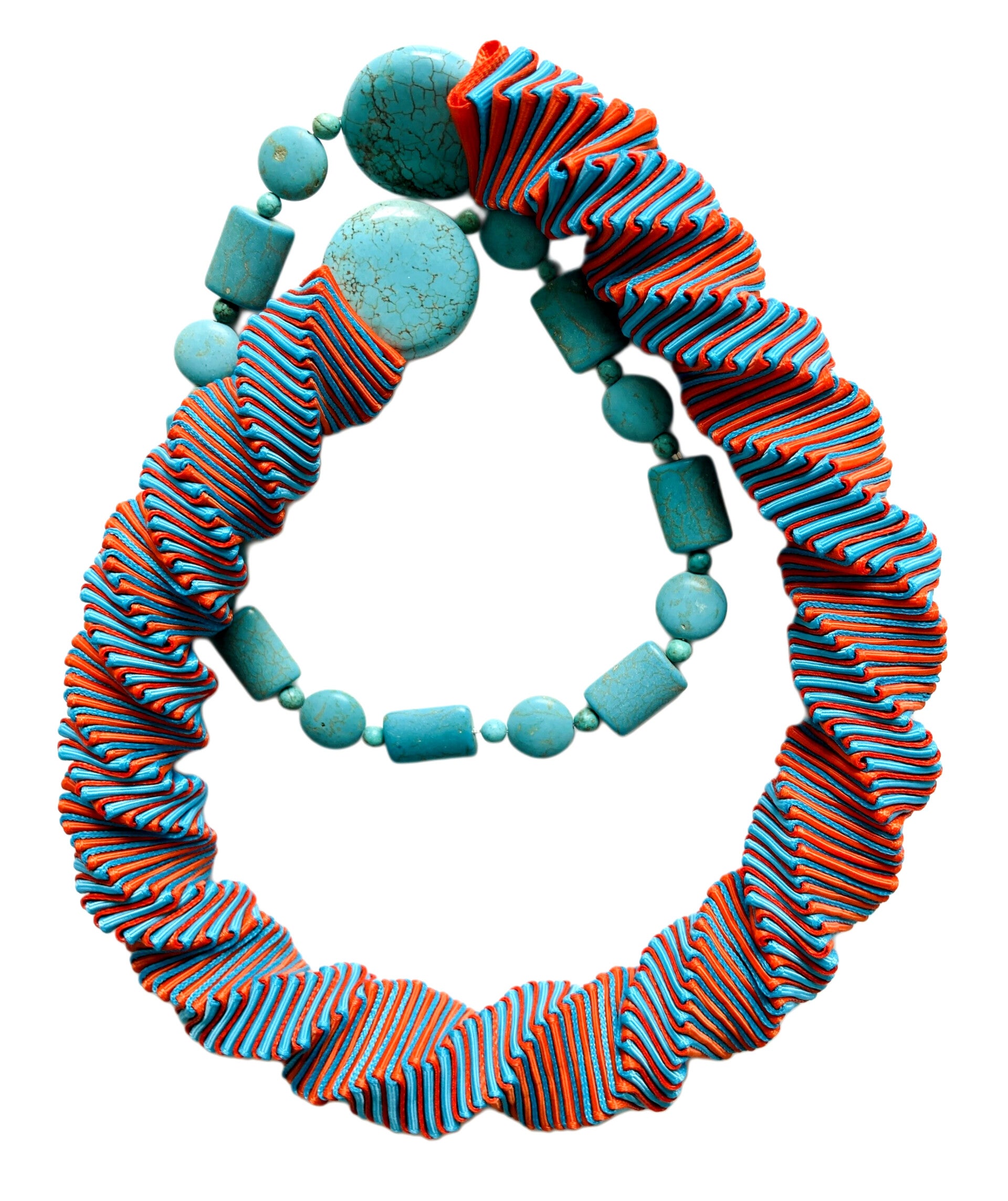Turquoise & Tangelo - W