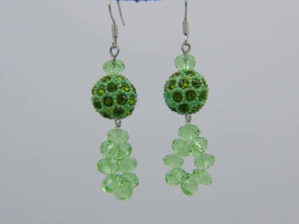 Oorbellen groen