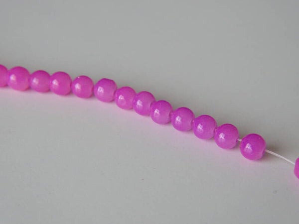 150 stuks Opaal kraal roze 6mm
