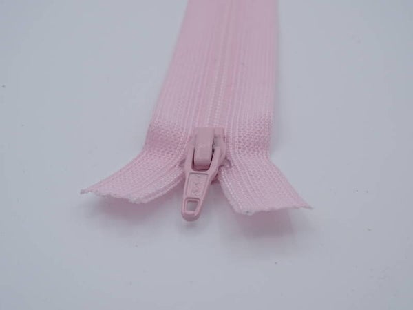 Nylon Rits 12cm Roze