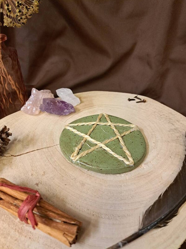 Pentagram schijf (groen)