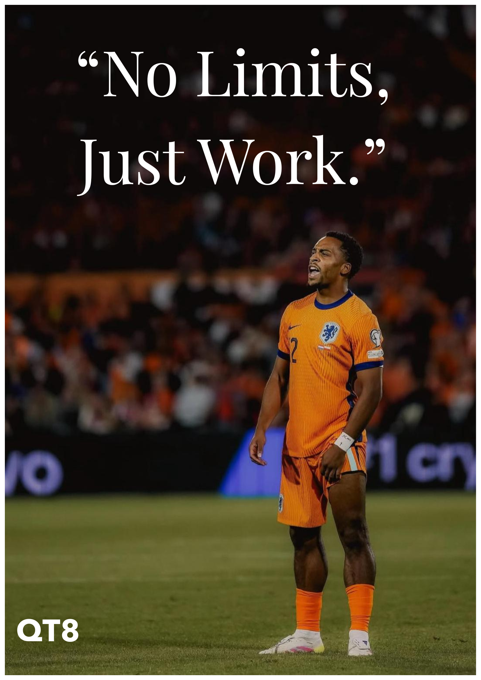 Quinten Timber: NO LIMITS JUST WORK