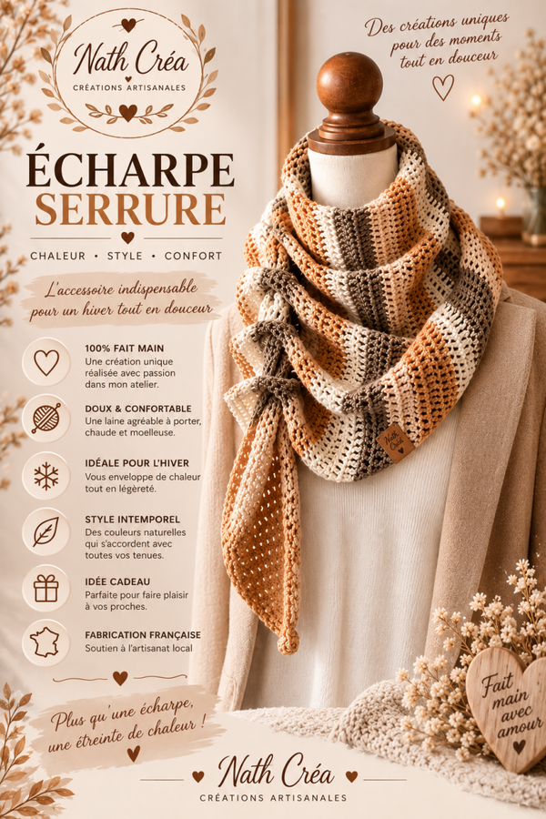 ECHARPE SERRURE