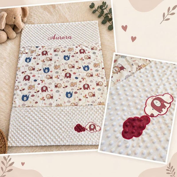 Couverture bébé avec appliques