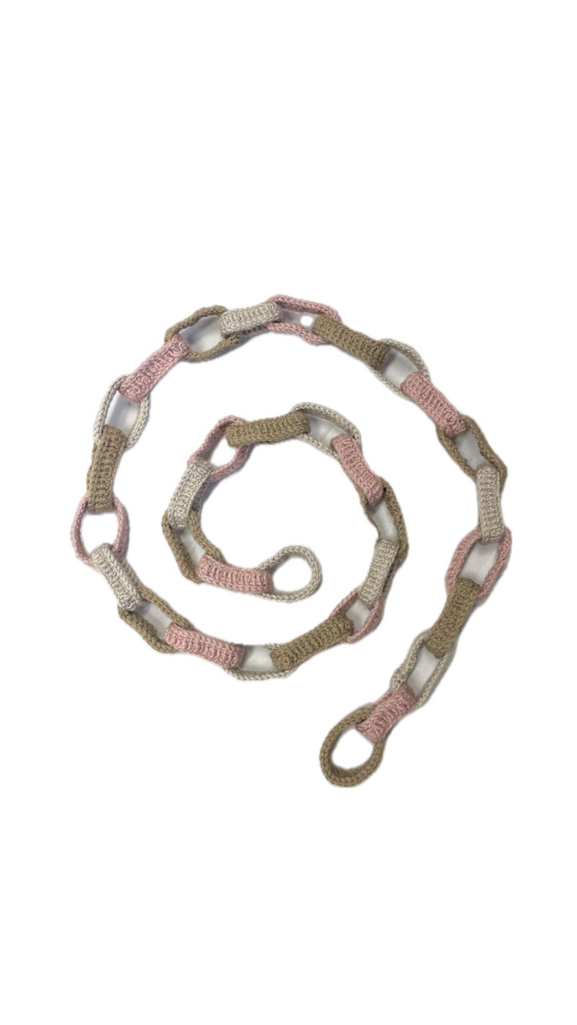 Handgemaakte gebreide slinger