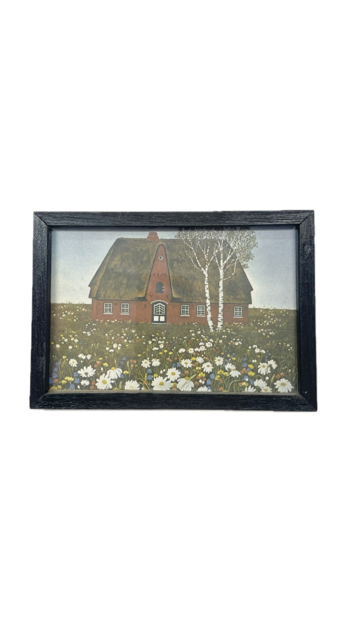 Vintage lijstje boerderij