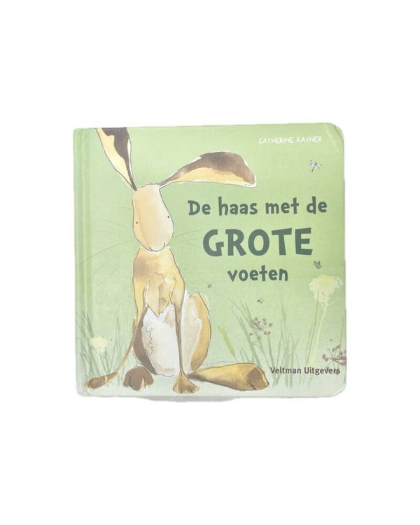 De haas met de grote voeten - boek