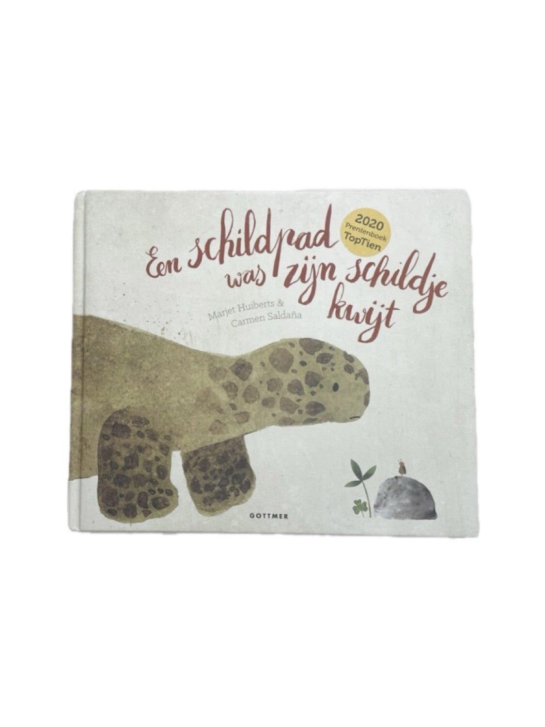 Een schildpad was zijn schildje kwijt