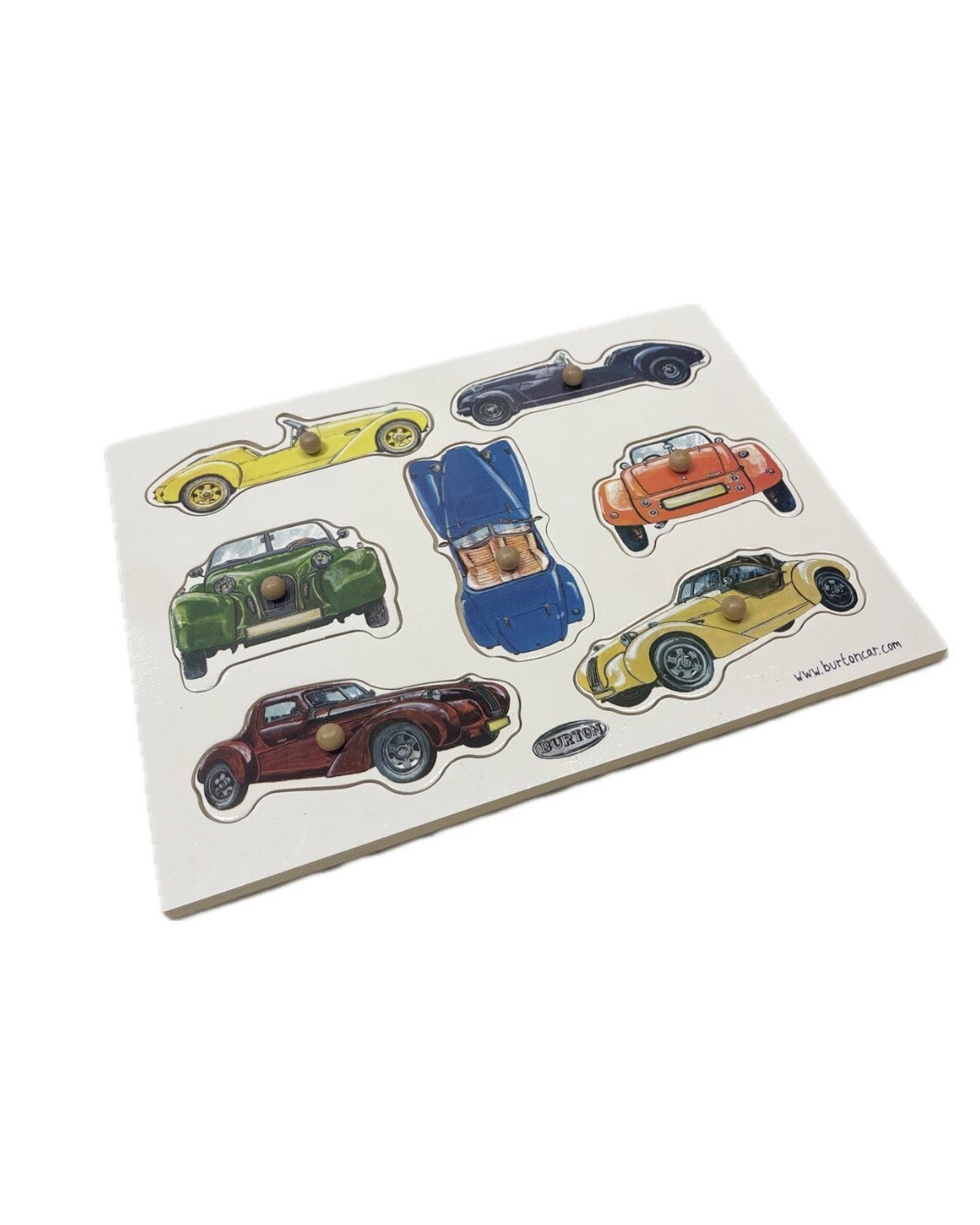 Houten puzzel - Burton auto’s