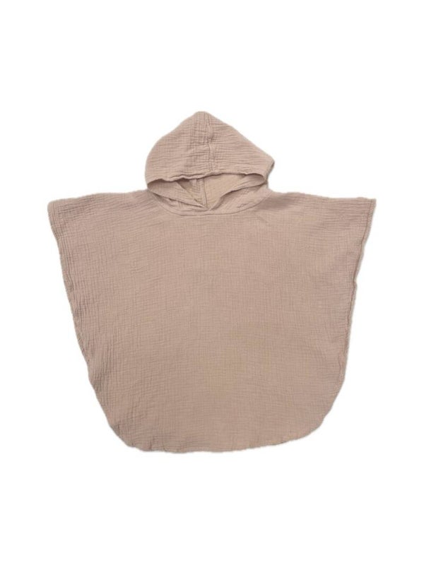 Hydrofiel Badponcho - lichtroze