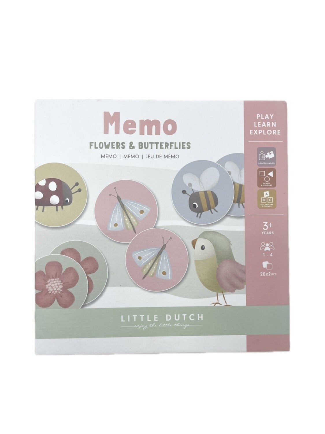 Little Dutch memo - Flower & Butterflies