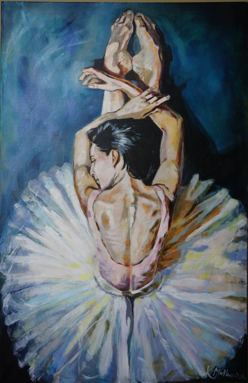 Galerij schilderij ballet ballerina