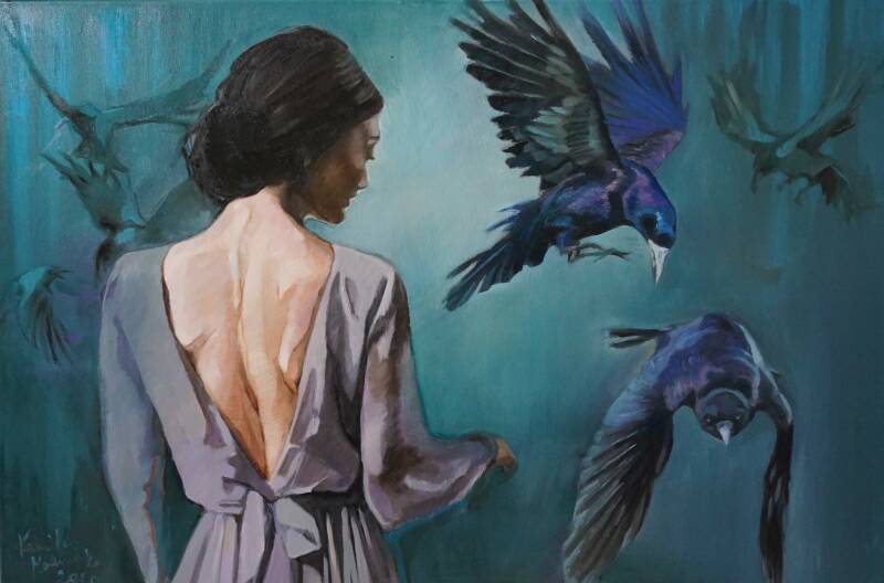 Schilderij Ravens of hope