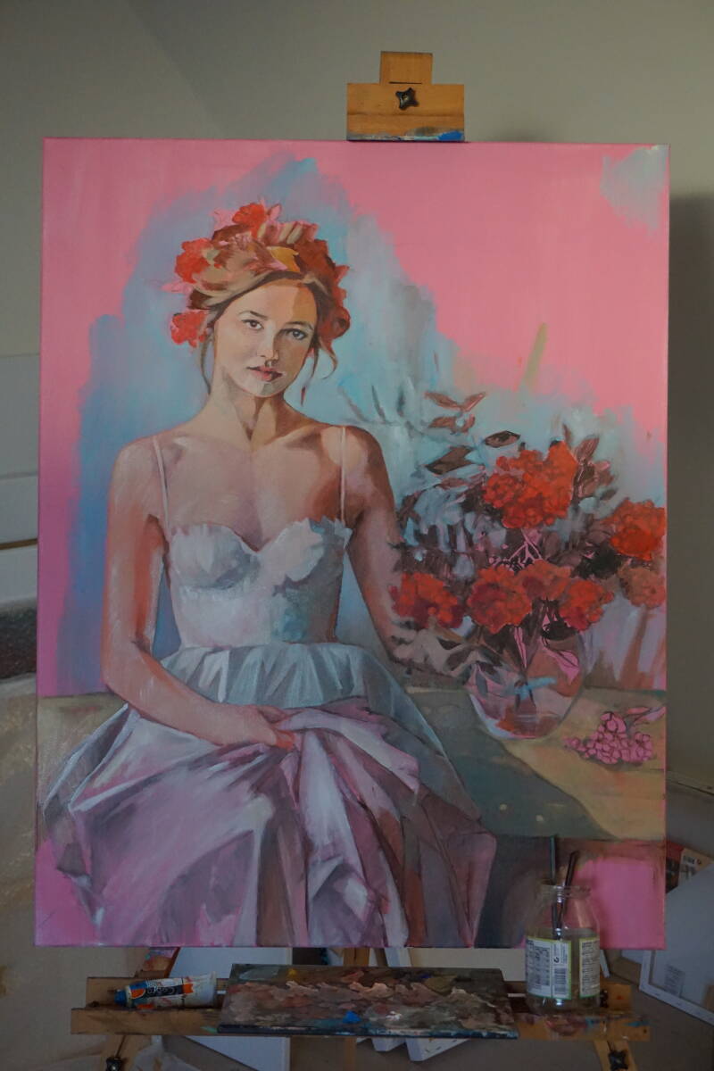 Schilderij Red Rowan