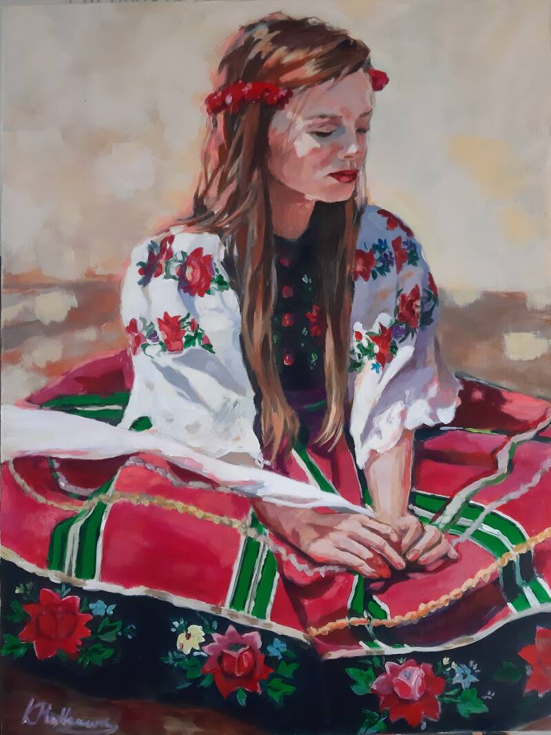 Schilderij Poolse folklore