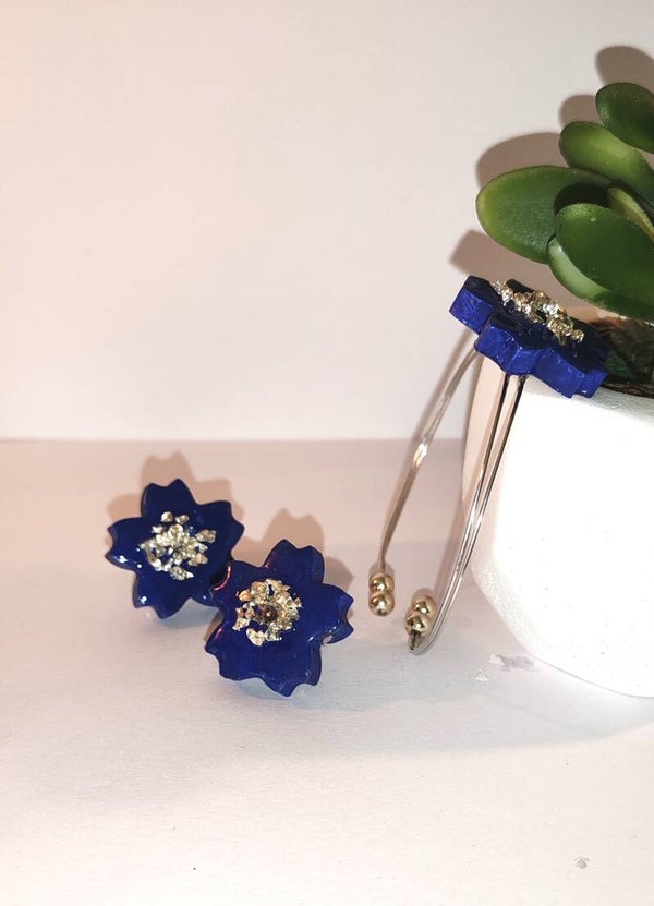 Clous d'oreilles fleur de Sakura