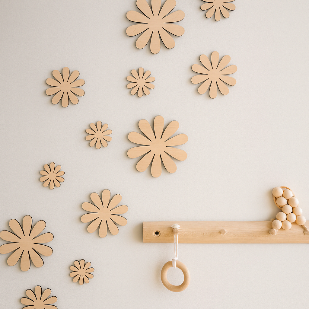 Madeliefjes muurhangers – lief en dromerig voor de babykamer