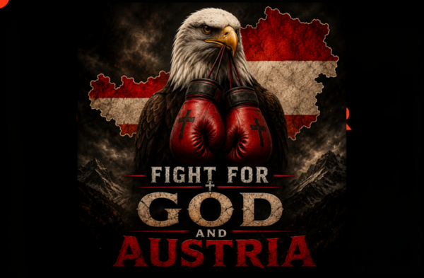 Fahne für Österreichische Kämpfer.