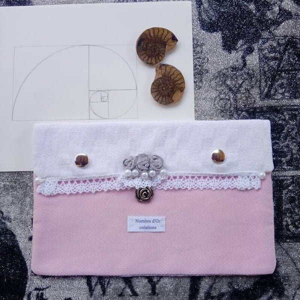 POCHETTE TEXTILE AU NOMBRE D'OR "DOUCEUR & HARMONIE"