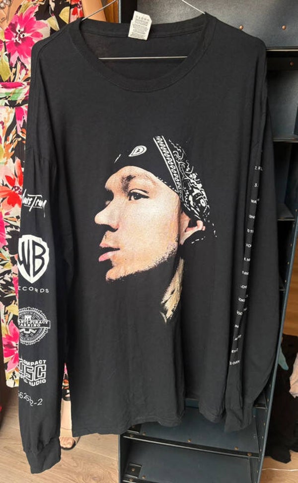Tee-shirt manches longues Tupac Shakur – XL #22rond