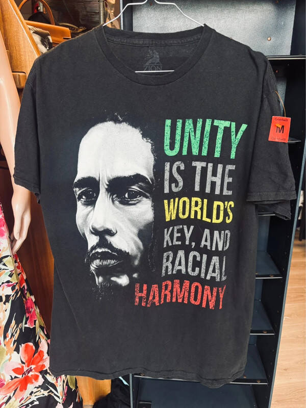 T-shirt Bob Marley “Unity & Harmony” (taille M) #42rond