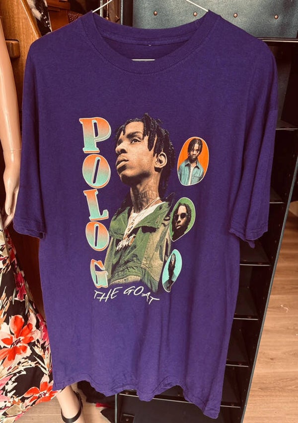 Tee-shirt Polo G ‘ The GOAT” Taille L #55rond
