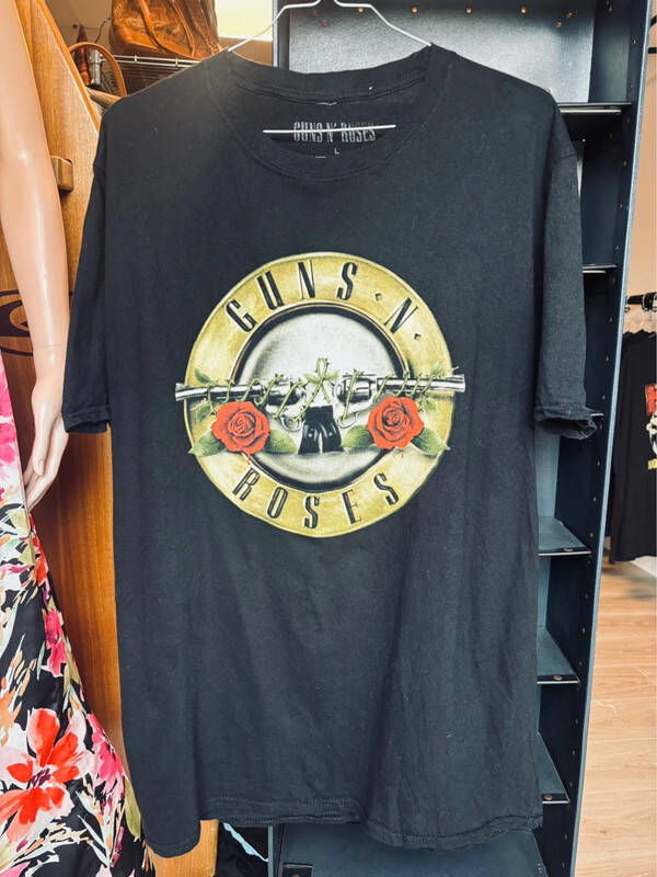 Tee-shirt officiel Guns N’ Roses – Logo Classique – Taille L #14rond